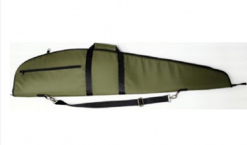 Green Rifle Case with Zippered Pocket